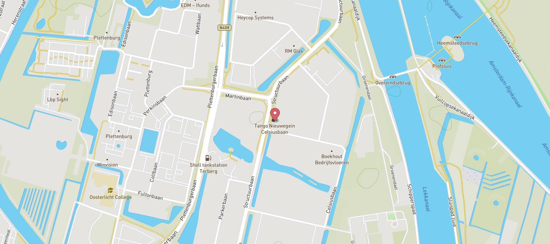 Tango Nieuwegein Celsiusbaan map