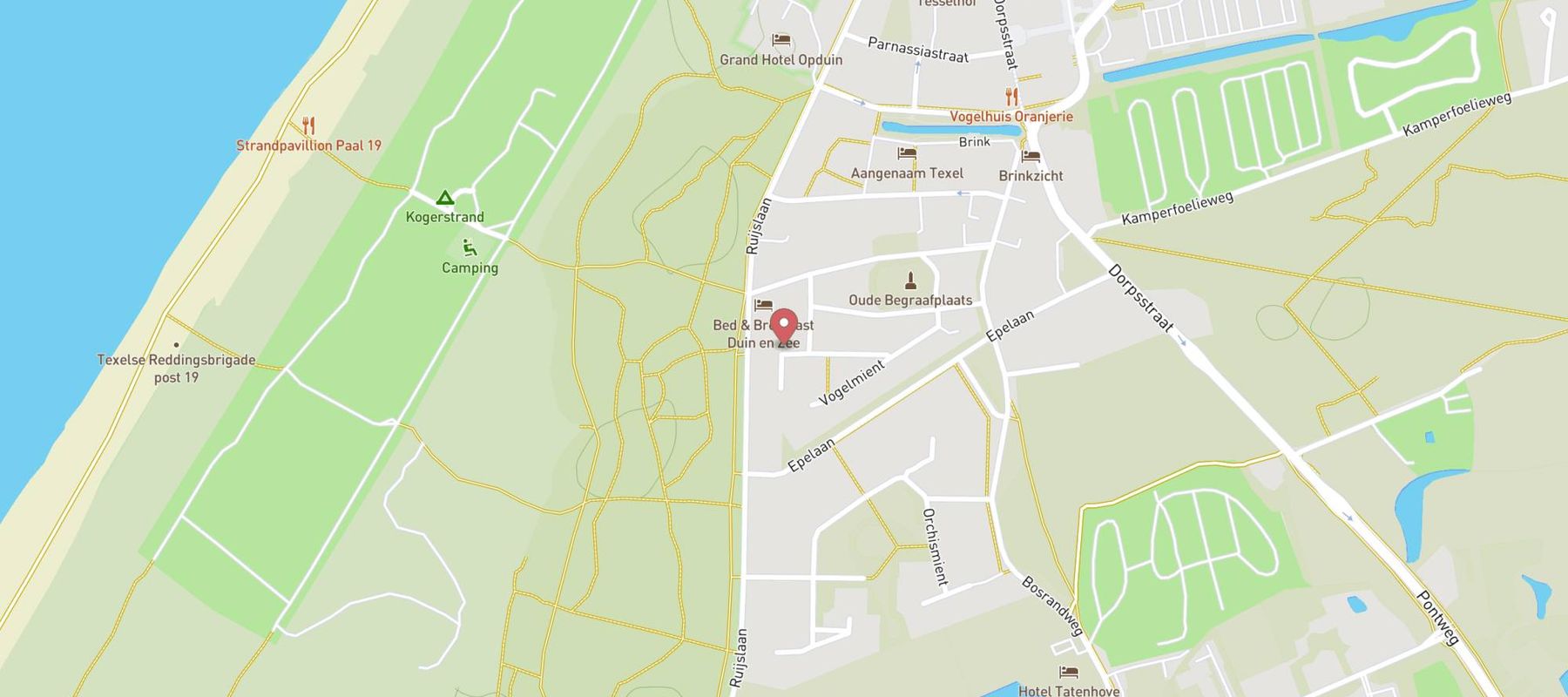 Landal Villapark Vogelmient map