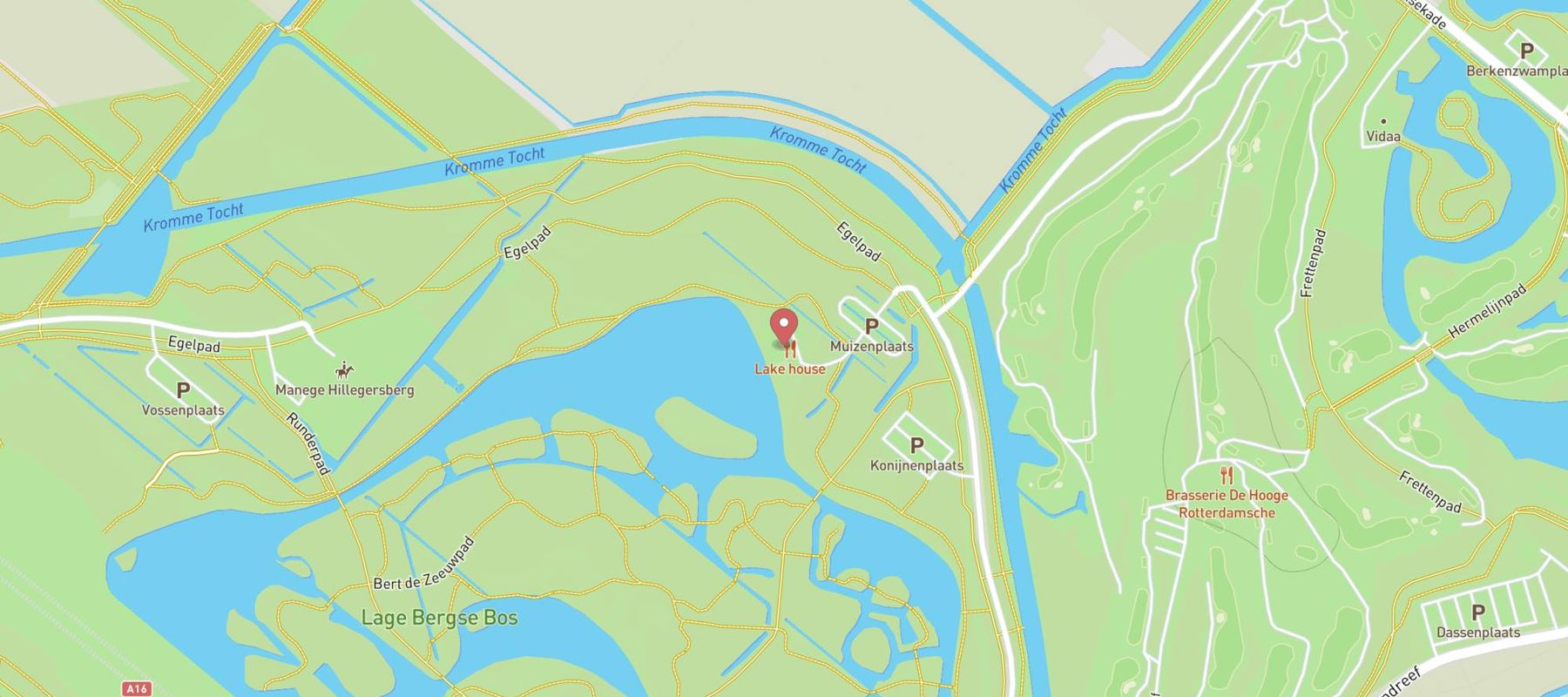 Lake House Rotterdam map