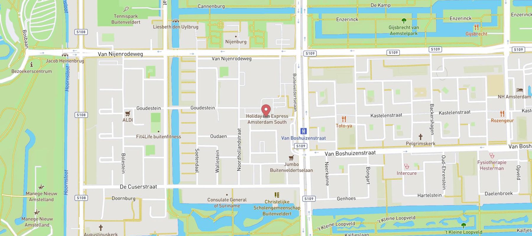 Holiday Inn Express Amsterdam - South by IHG map