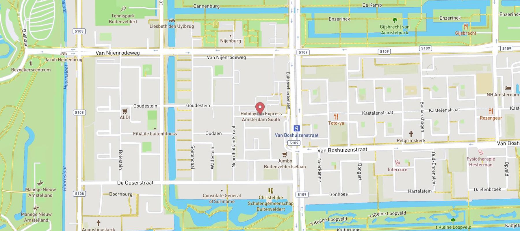 Holiday Inn Express Amsterdam - South, an IHG Hotel map