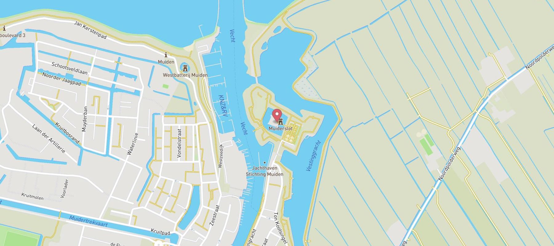 Rijksmuseum Muiderslot map