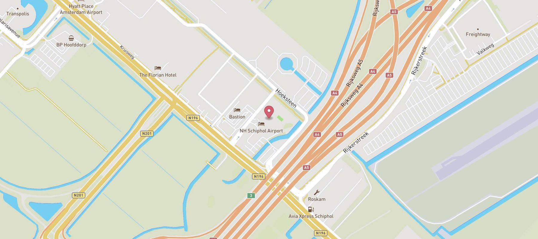 Hotel NH Amsterdam Schiphol Airport map