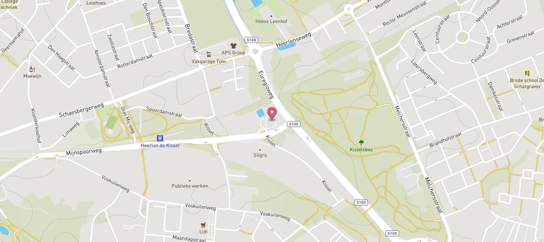Tamoil Tankstation Heerlen de Kissel map