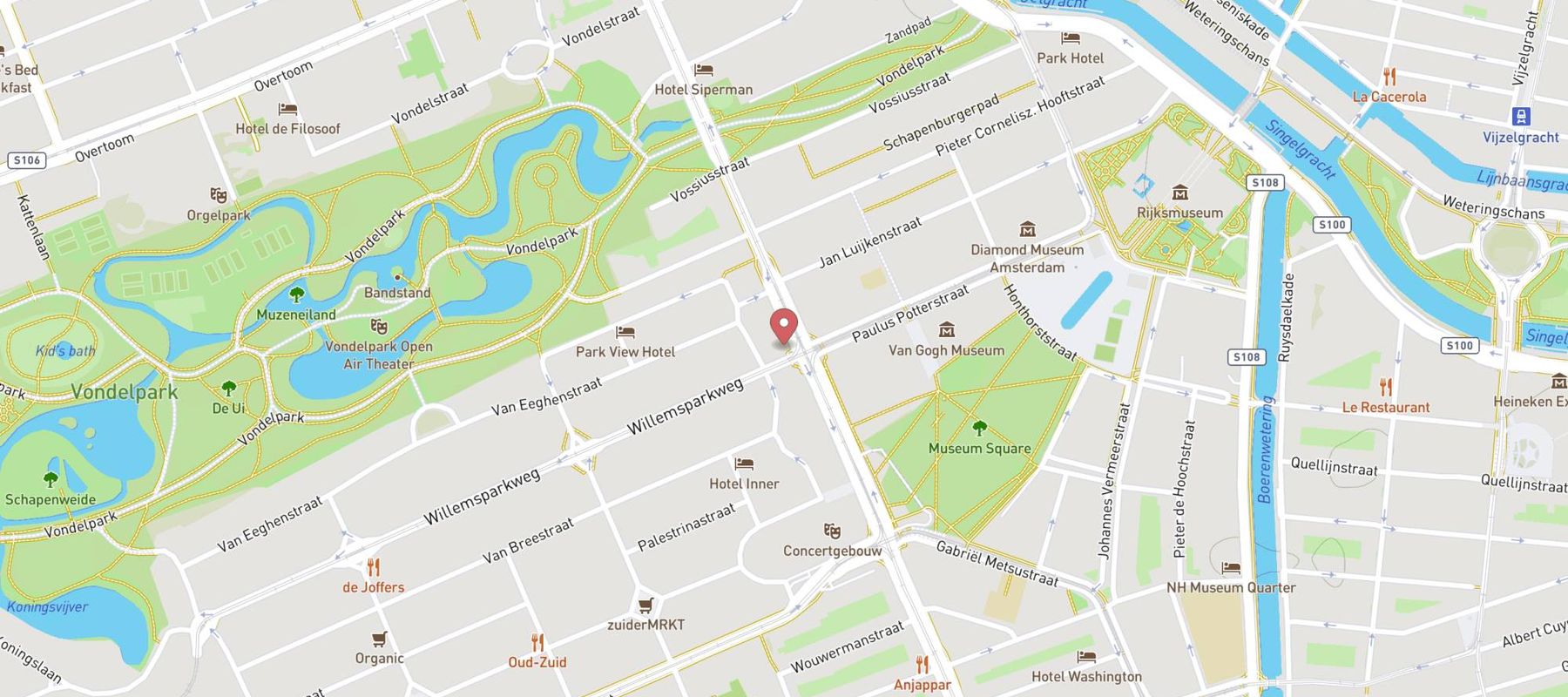 Nespresso Boutique map