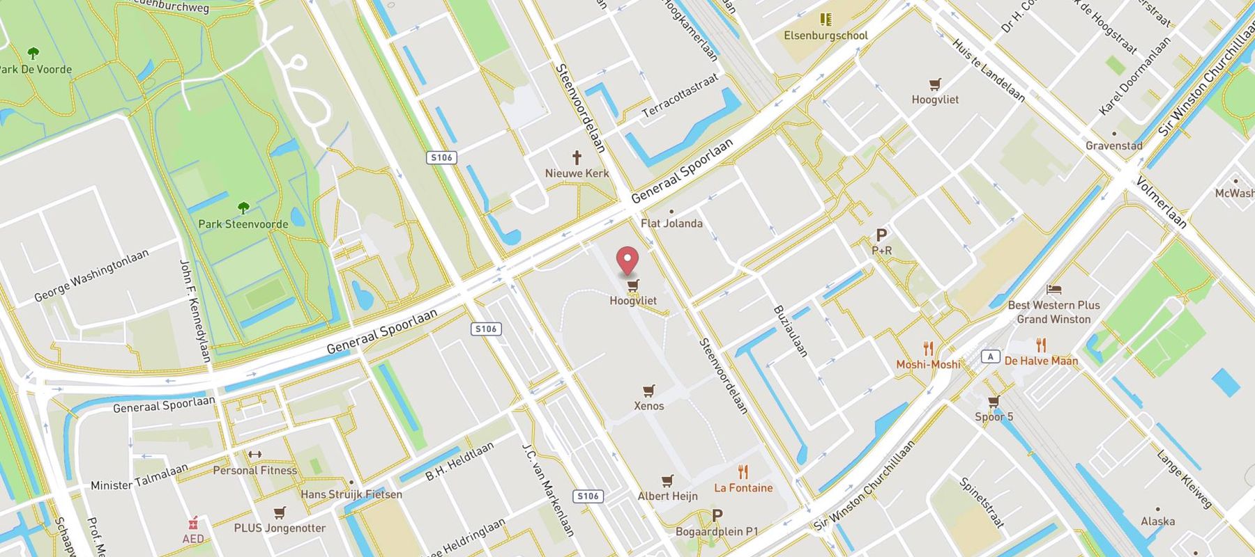 Xenos Rijswijk map