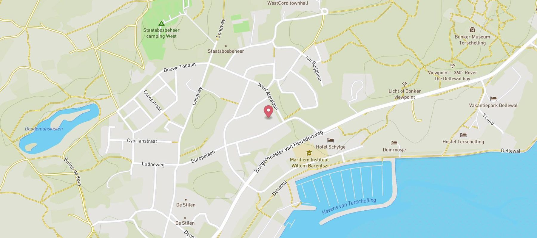 Landal Strandappartementen West Terschelling map