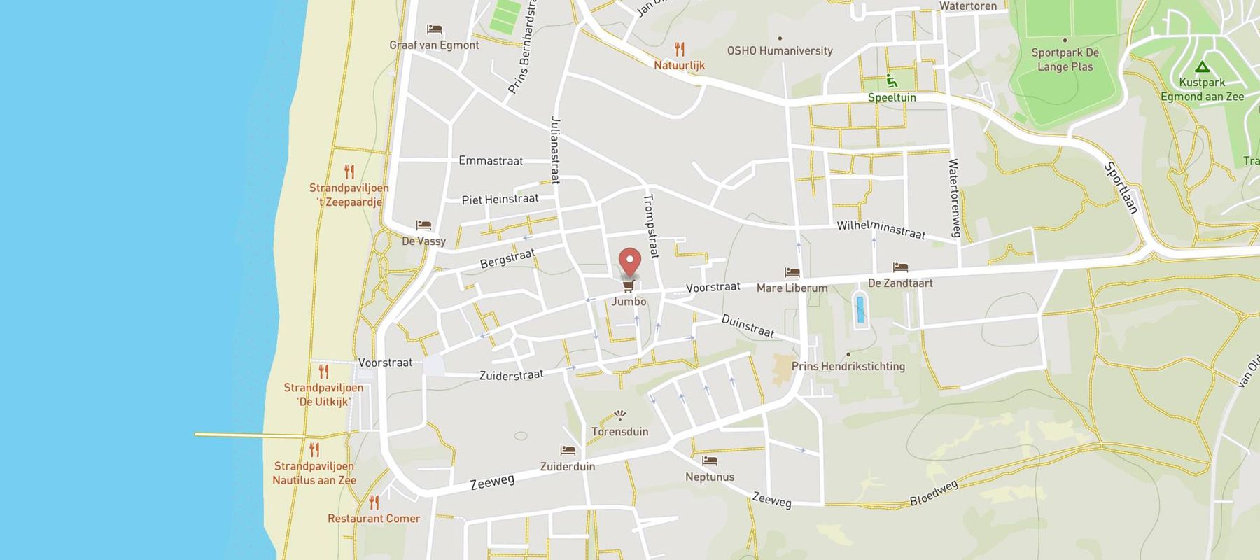DekaMarkt Egmond aan Zee map