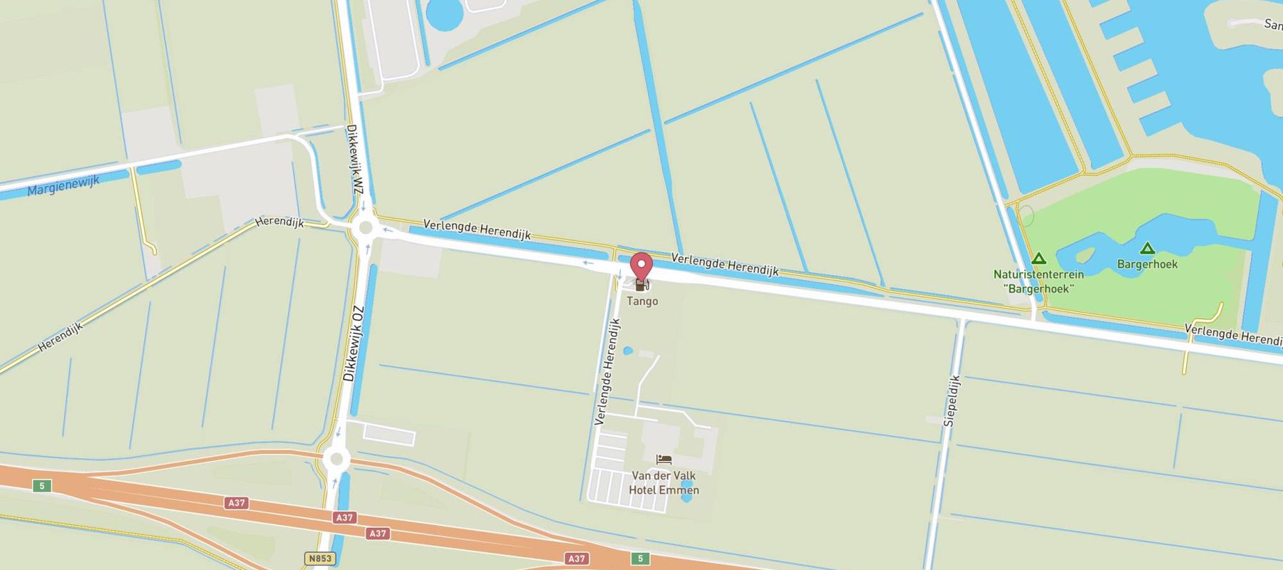 Tango Nieuw Amsterdam map