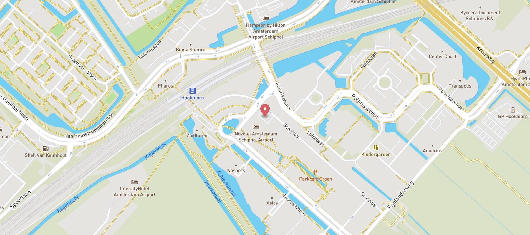 P+R Hoofddorp map