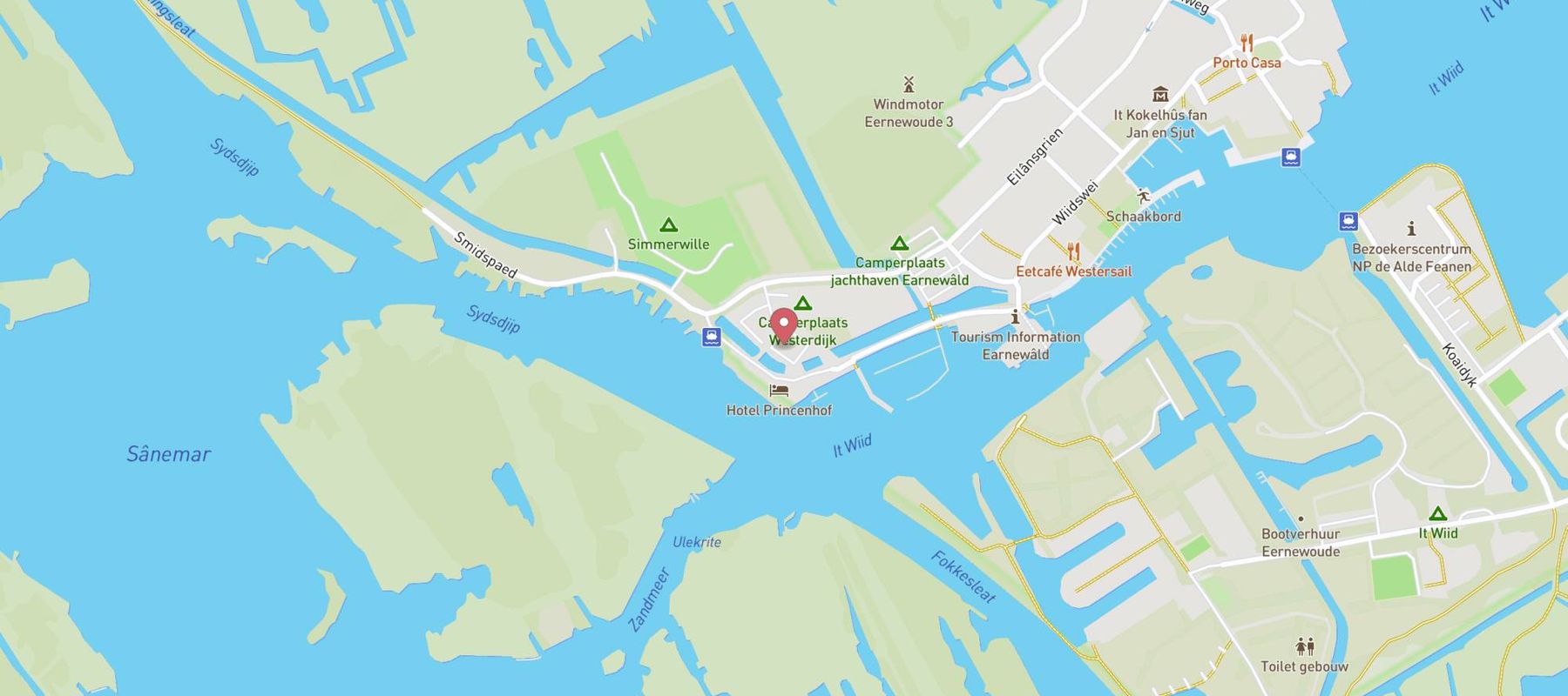 Princenhof, Hotel & Restaurant map
