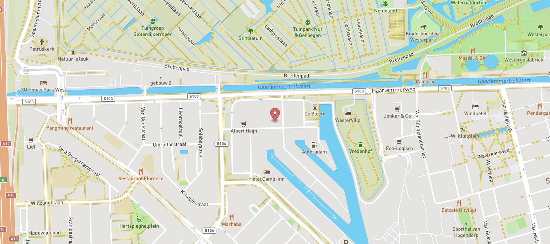 Action Amsterdam map