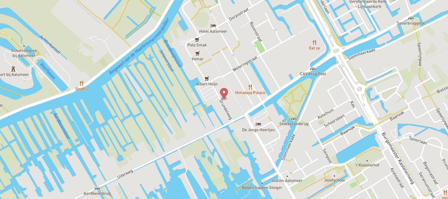 HEMA Aalsmeer map