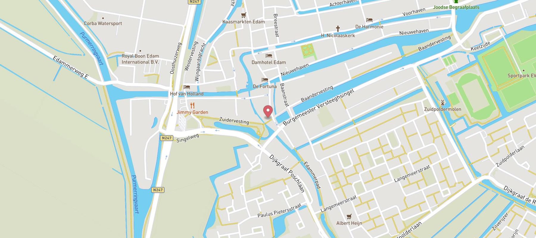 Restaurant La Galera Café de Gevangenpoort map