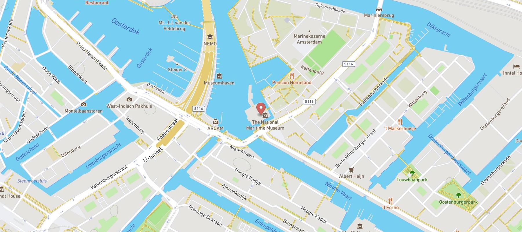Het Scheepvaartmuseum map