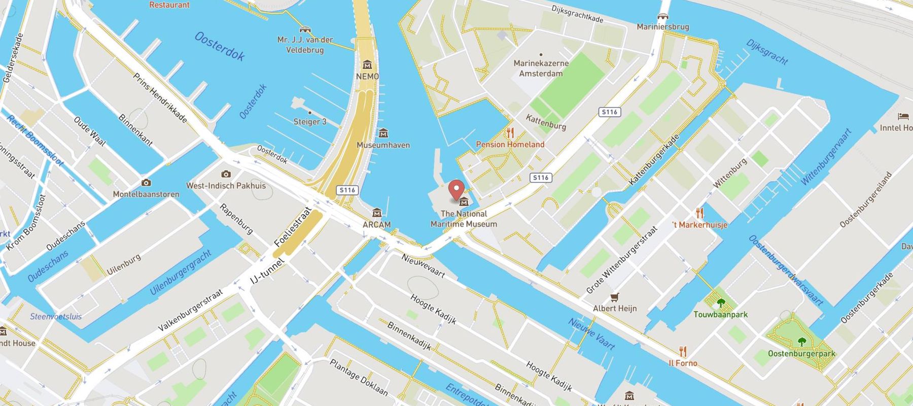 Het Scheepvaartmuseum map