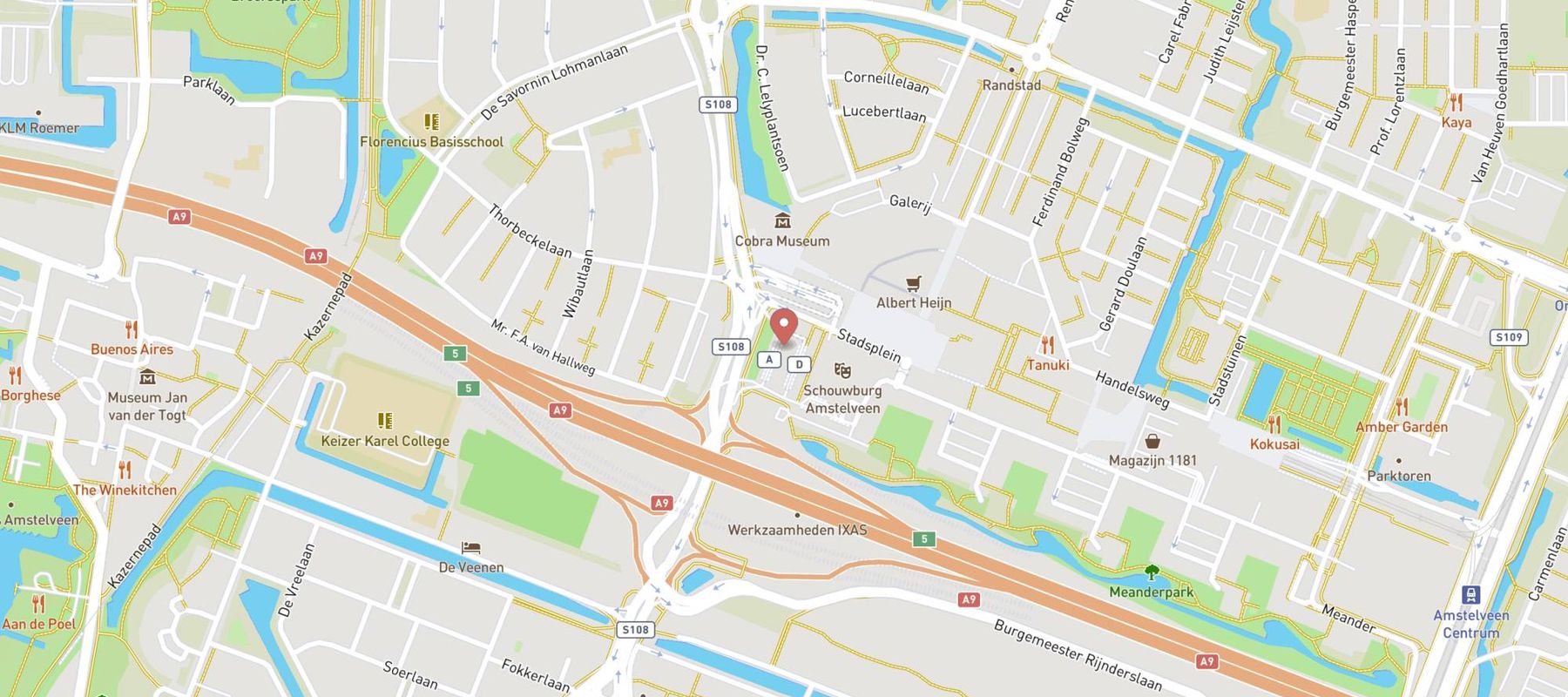 Schouwburggarage map