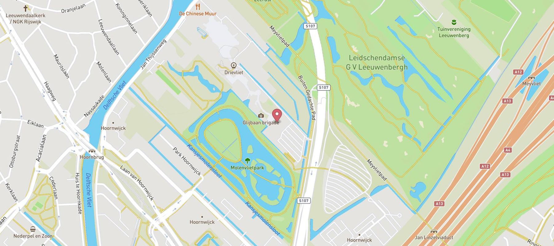 Familiepark Drievliet map