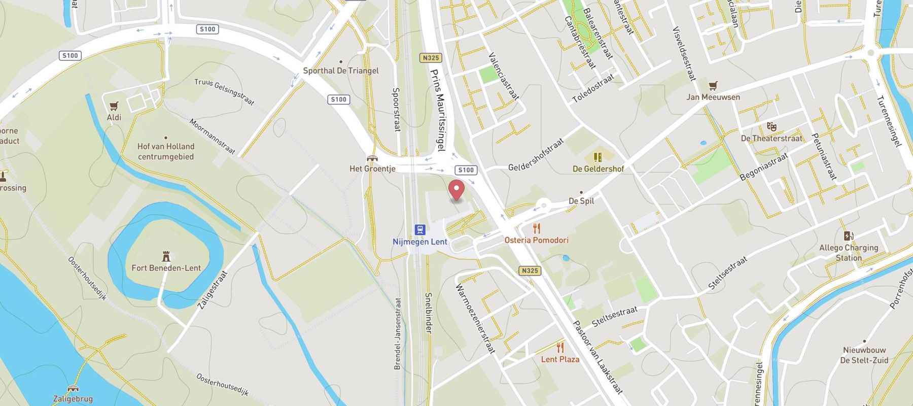 Van der Valk Hotel Nijmegen-Lent map