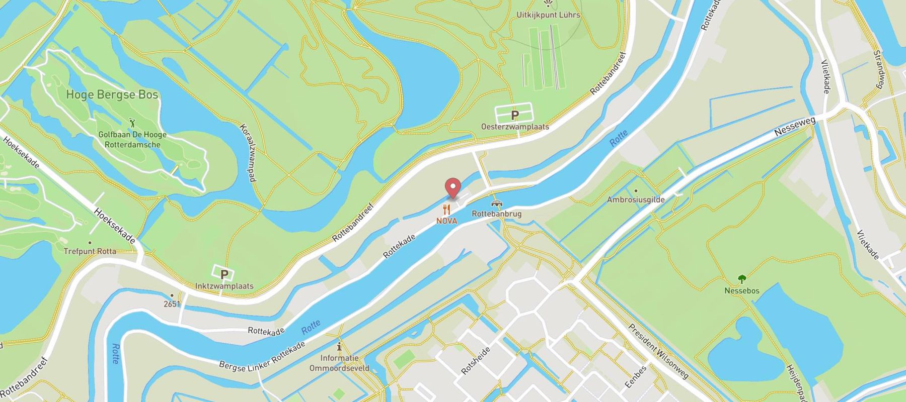 Restaurant Nova map