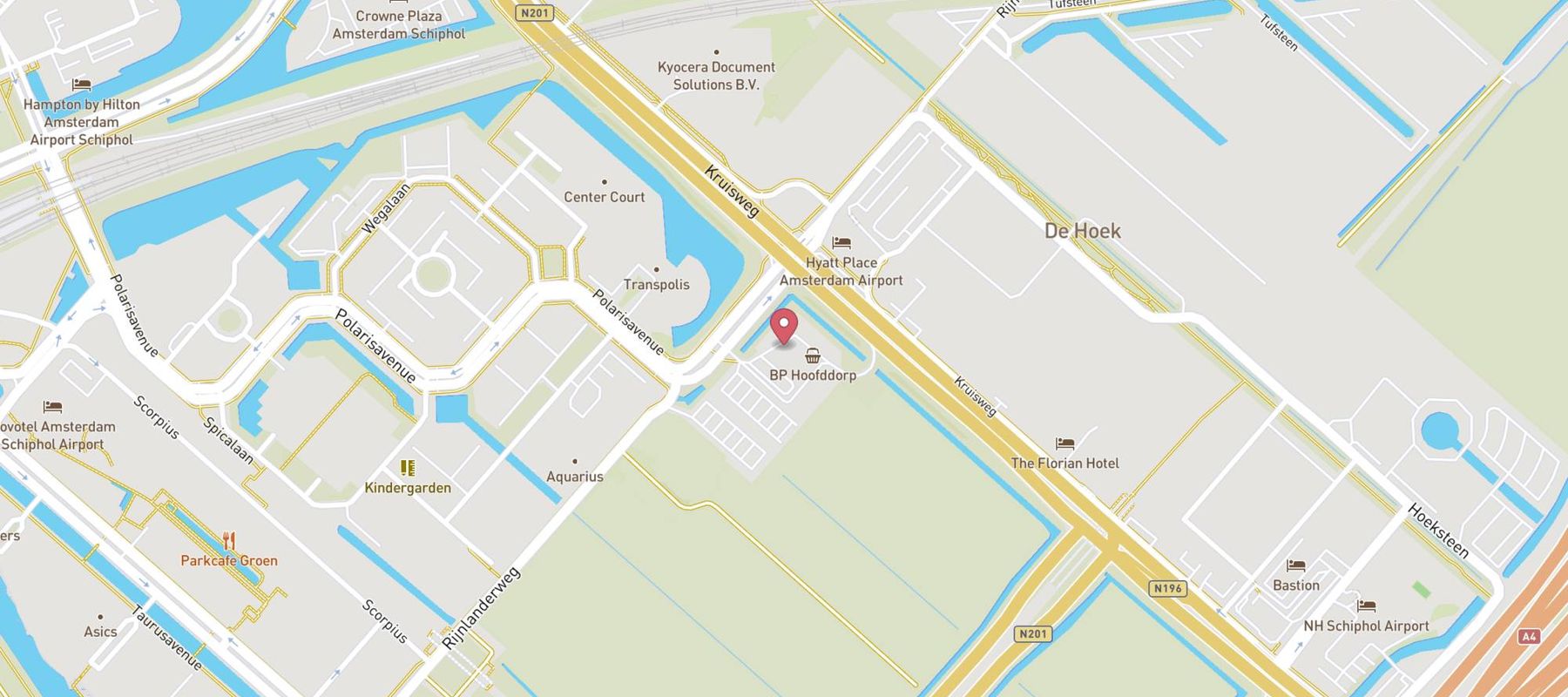 Hertz Autoverhuur - Hoofddorp - Kruisweg 456 HLE map