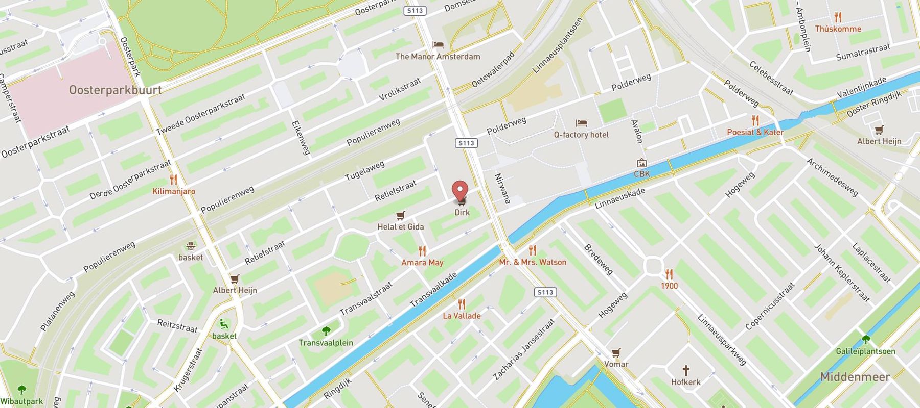 DekaMarkt Amsterdam map