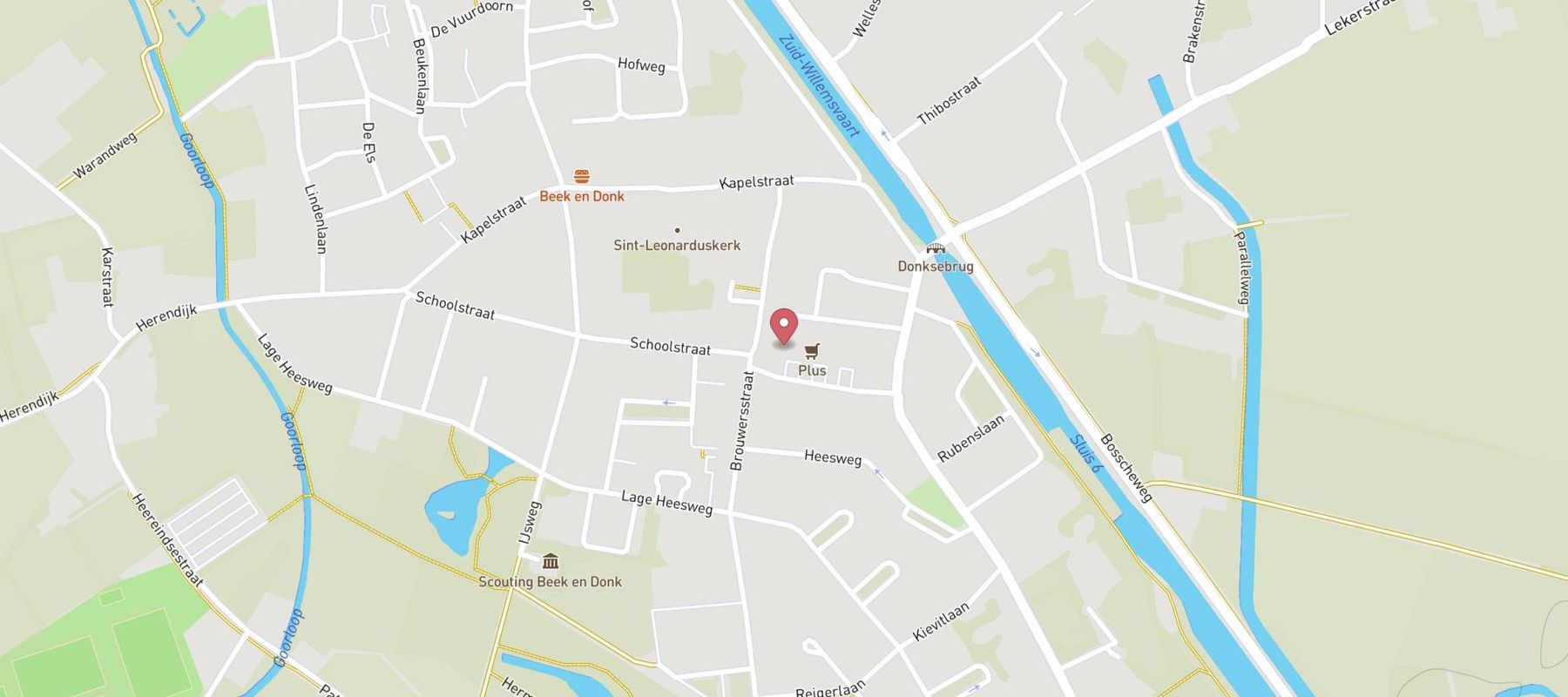 Shoeby - Beek en Donk map