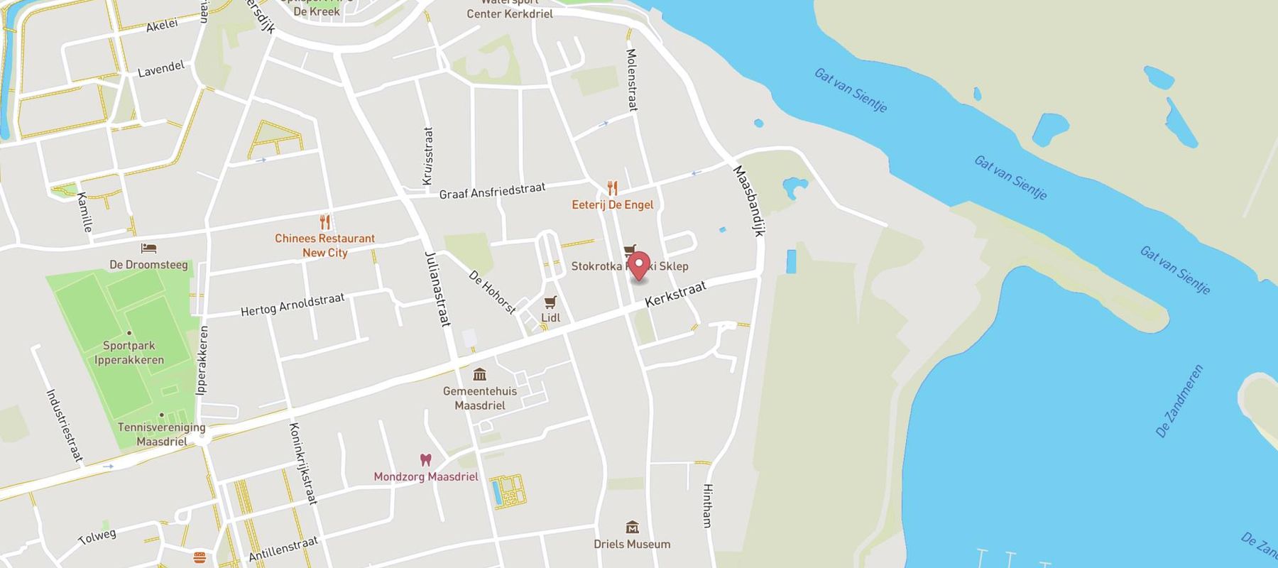 Kruidvat map