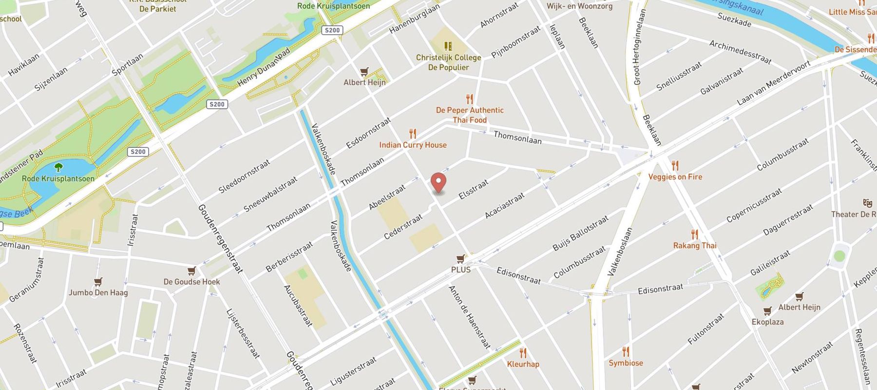 Hans Anders Den Haag Fahrenheitstraat map