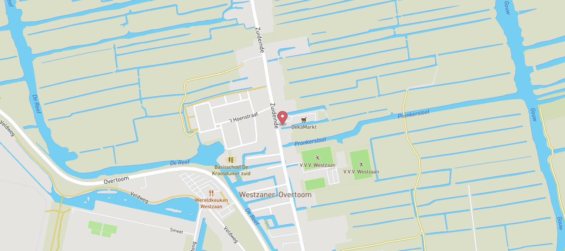 DekaMarkt Westzaan map