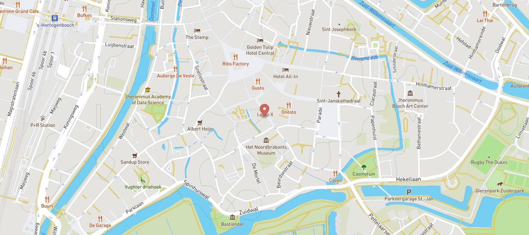 Restaurant Fabuleux map