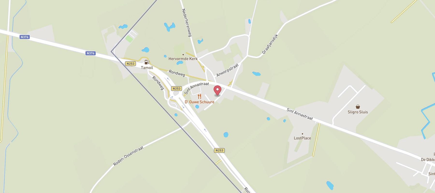 Restaurant de Vijverhoeve map