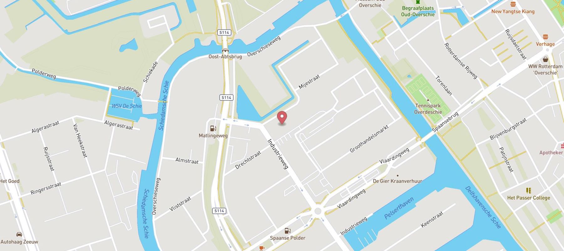 Sligro Rotterdam Spaanse Polder map