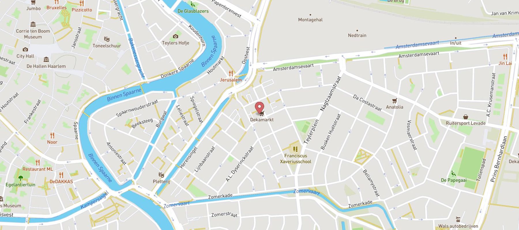DekaMarkt Haarlem map