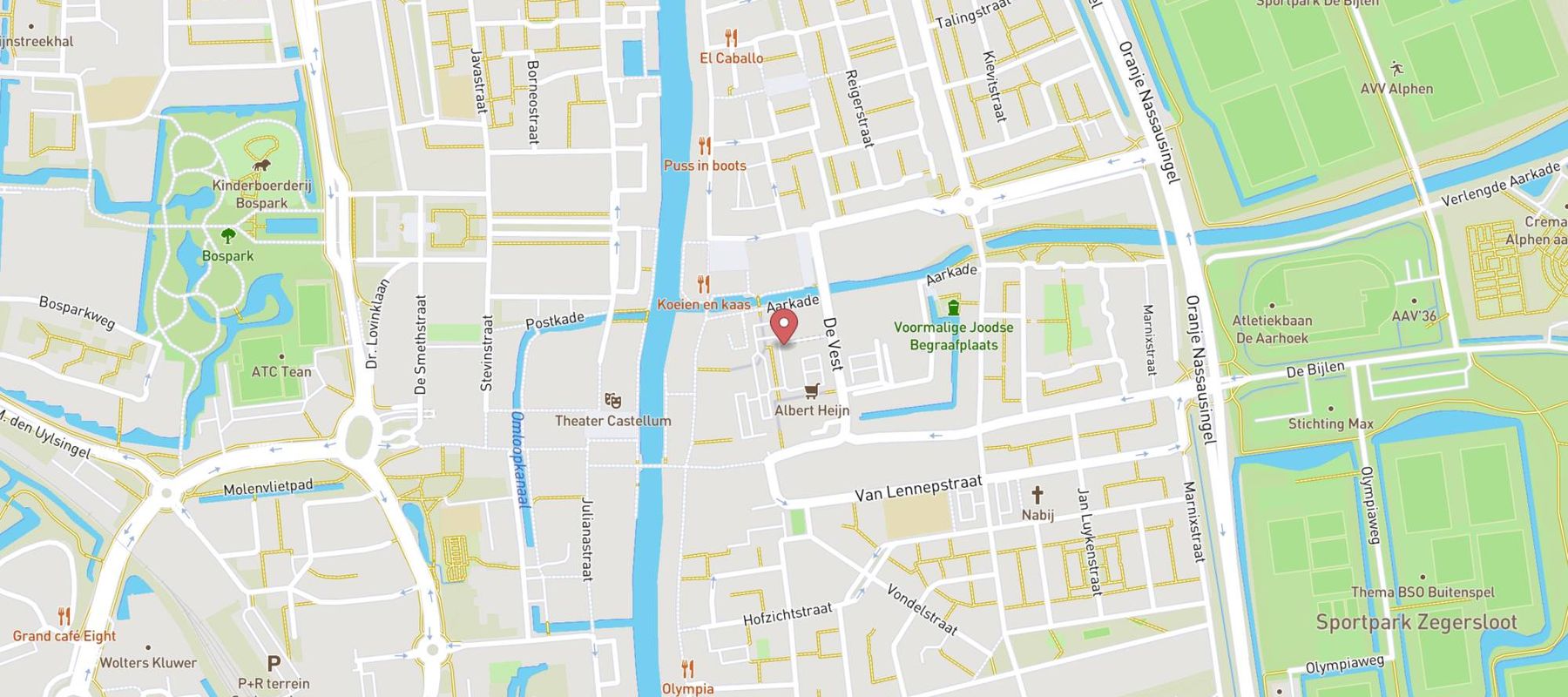 Blokker Alphen A/D Rijn De Aarhof map