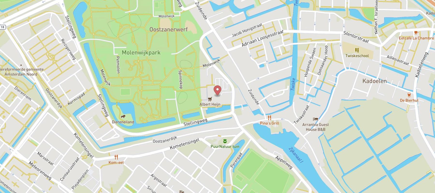 Blokker Amsterdam Molenwijk map