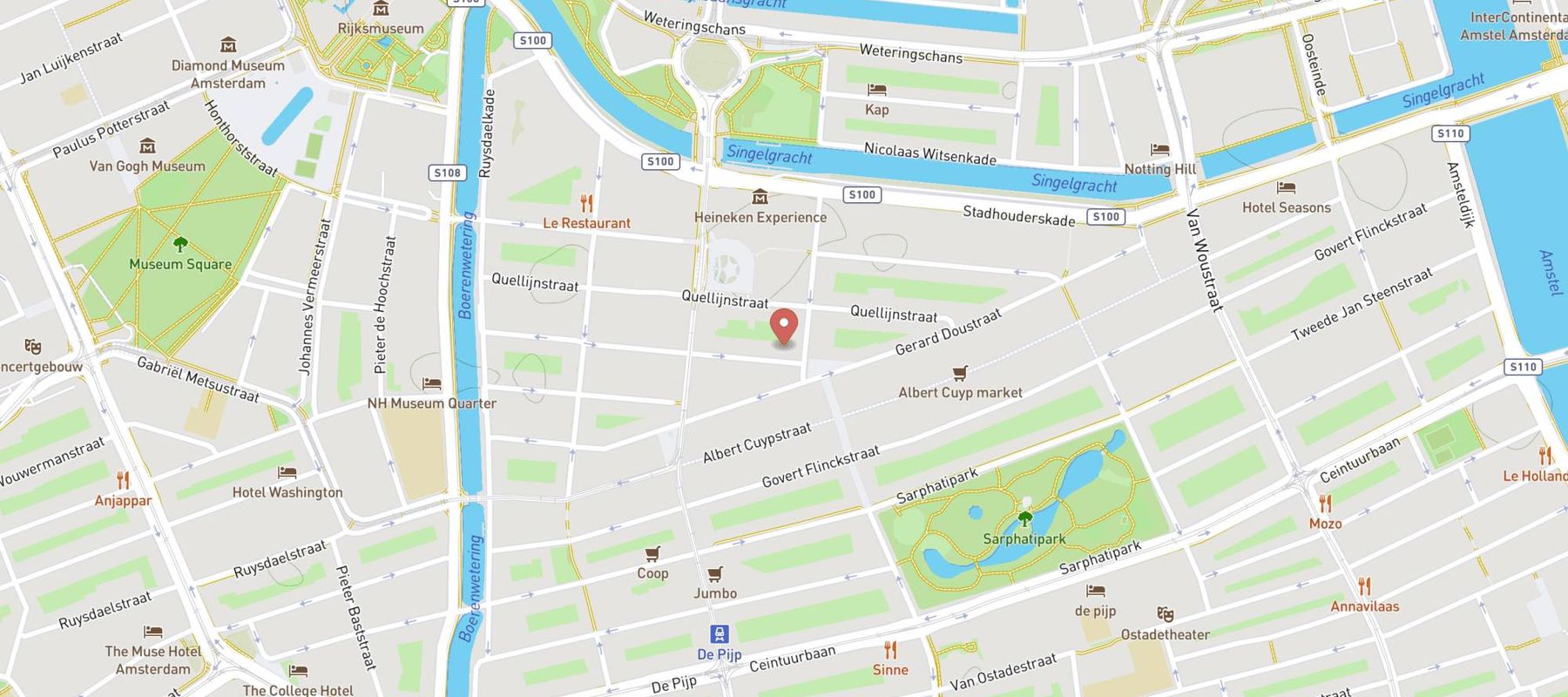 Restaurant Zaza's map