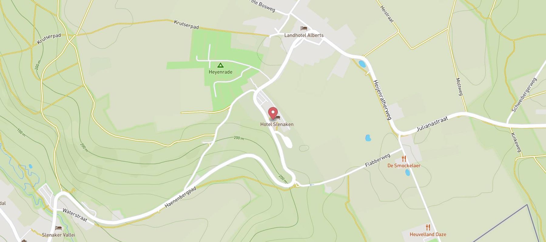 Best Western Hotel Slenaken map
