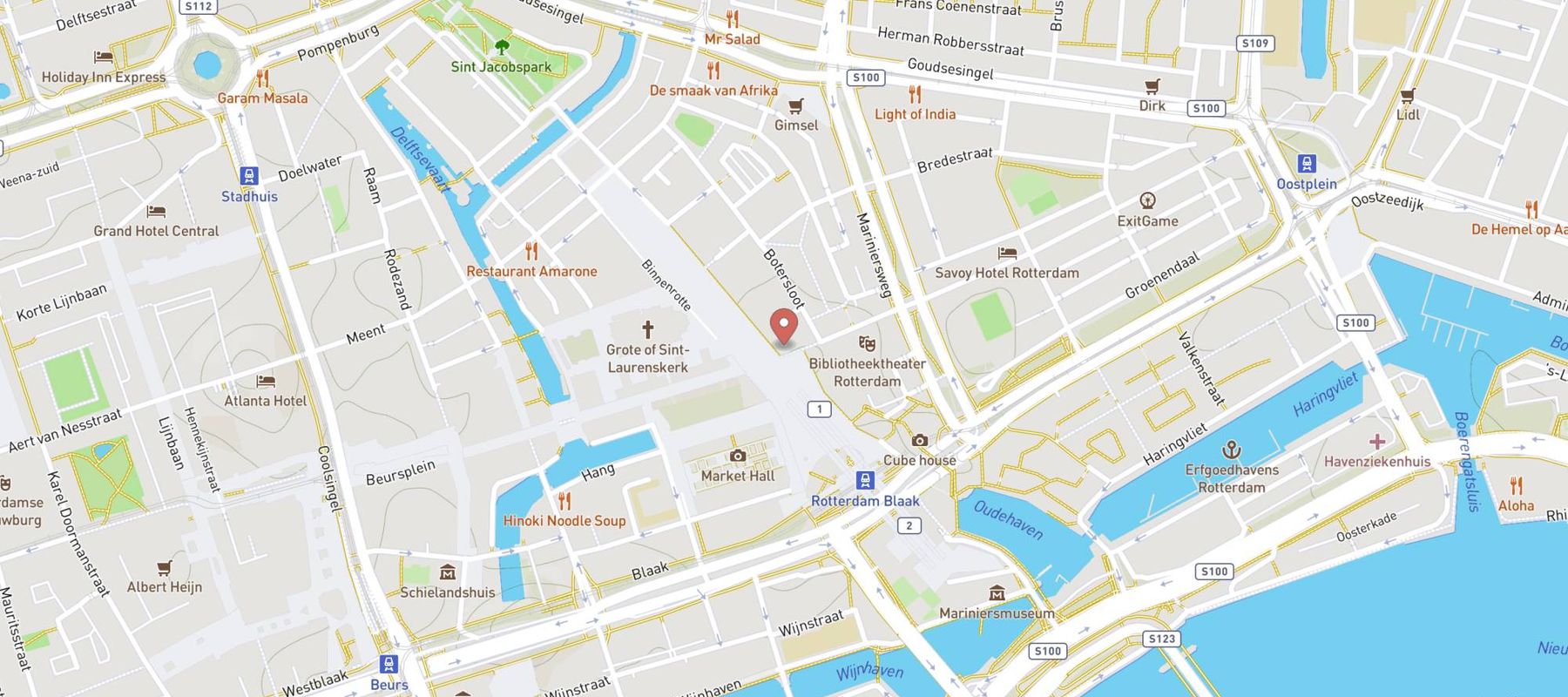 Douwe Egberts Café map