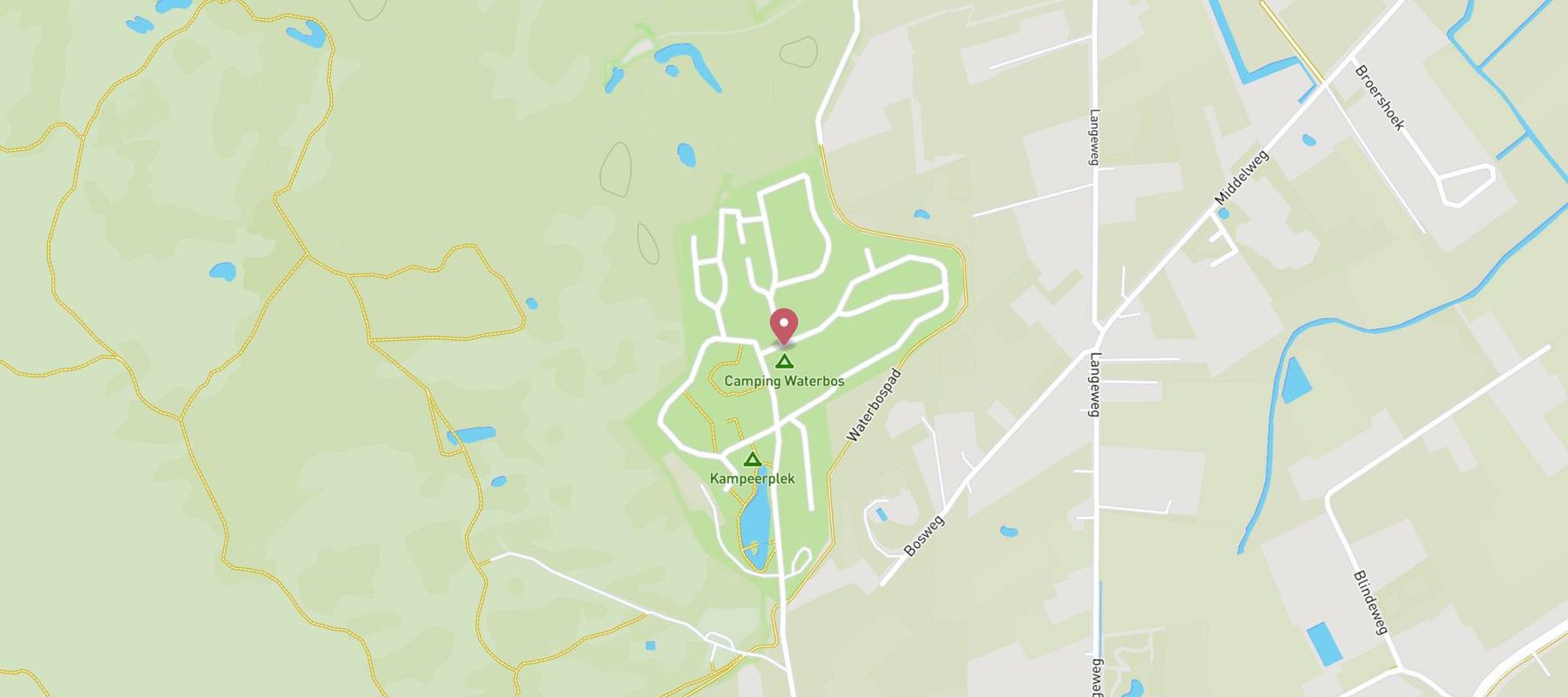 Molecaten Park Waterbos map