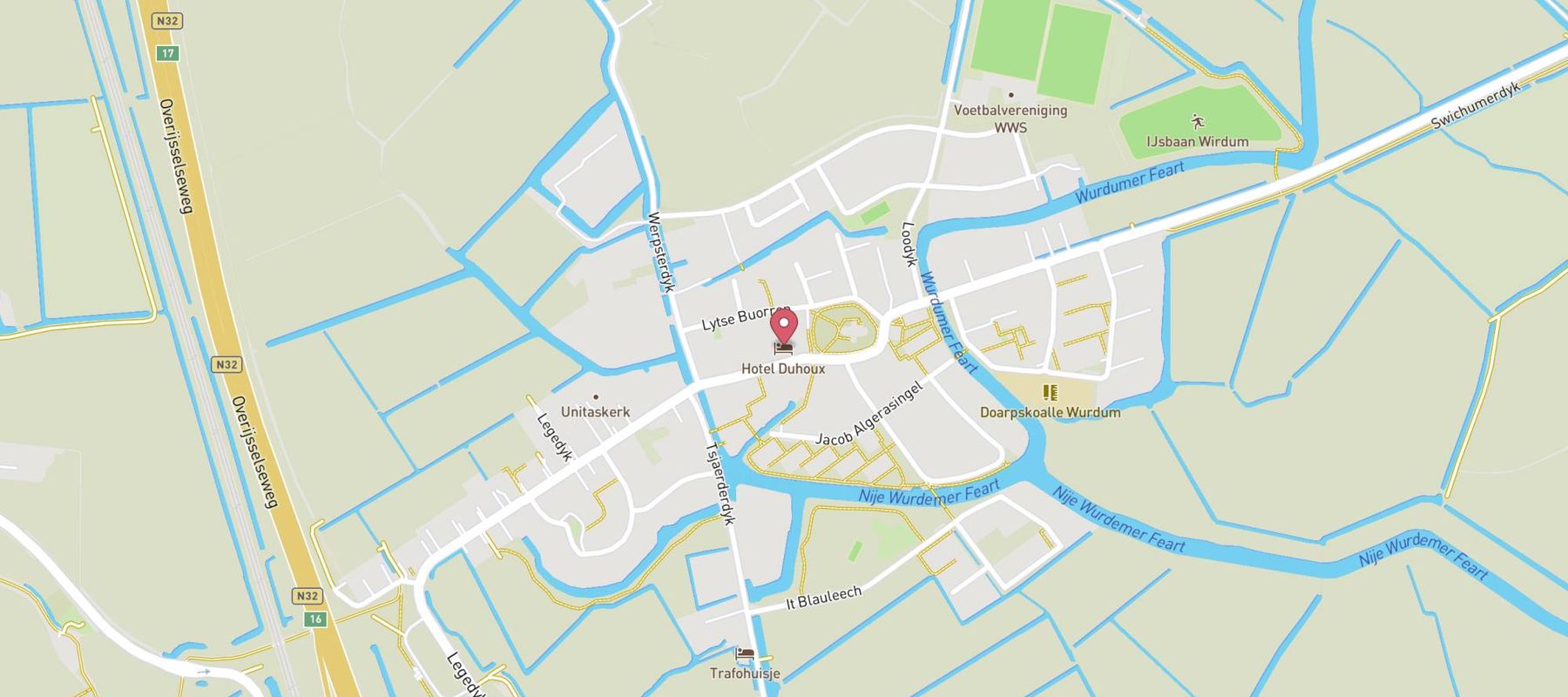 Hotel Eetcafé Duhoux map