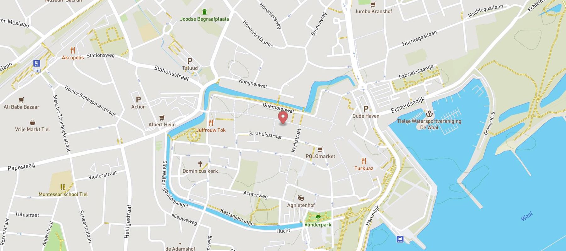 Shoeby - Tiel map