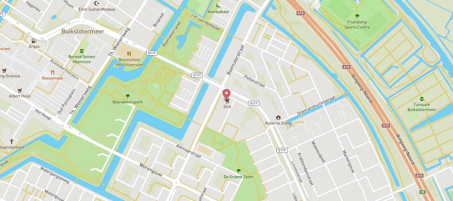 DekaMarkt Amsterdam map
