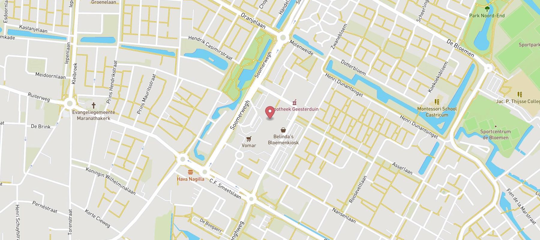 Bakker Bart Castricum map