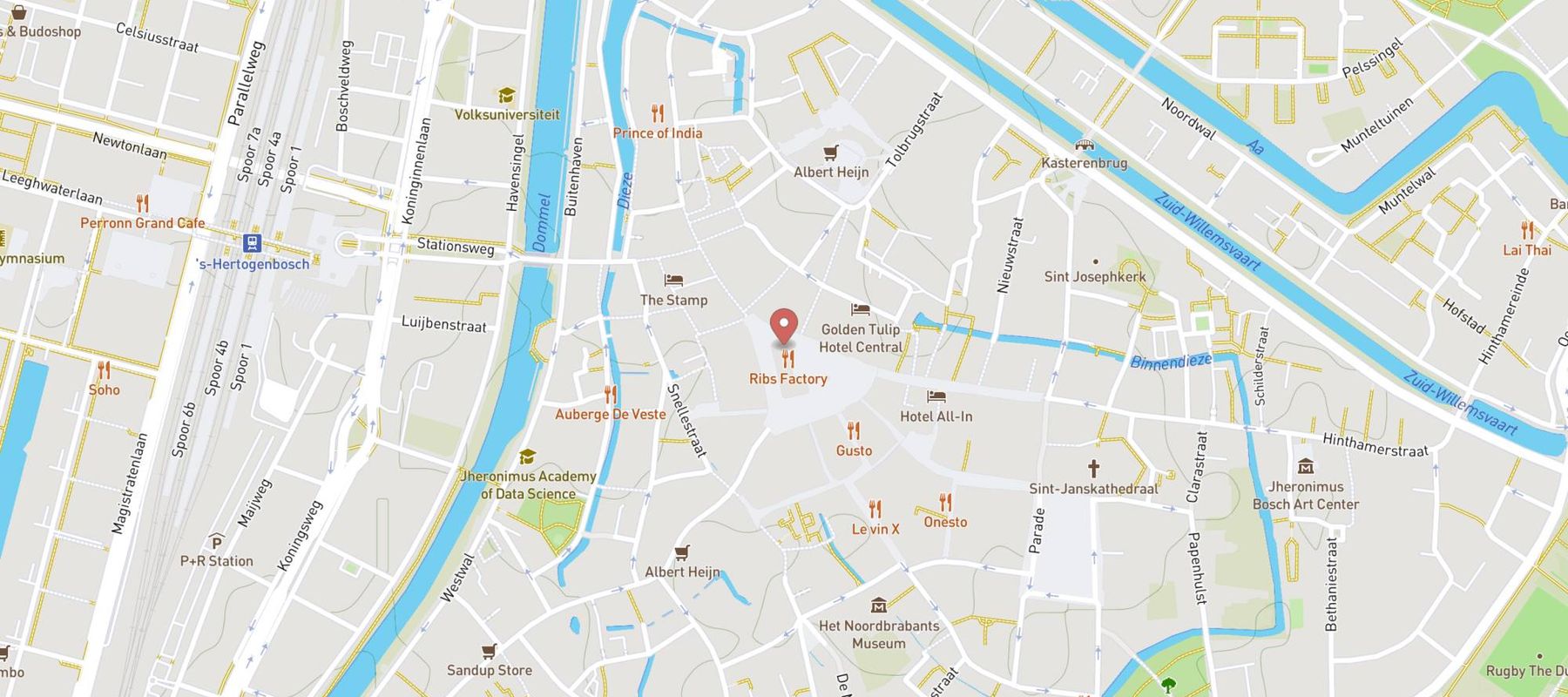 Brasserie Top map