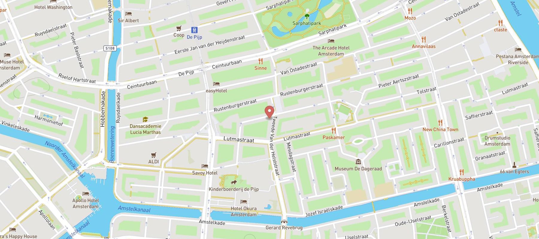 Renato's Pizzeria - De Pijp map
