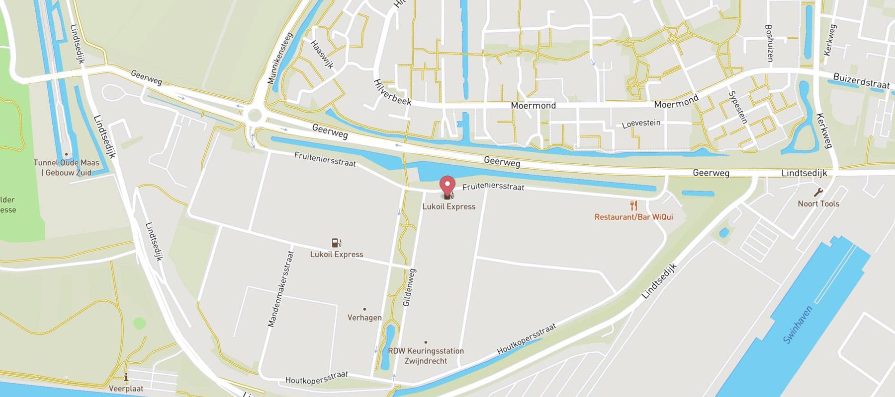 Lukoil Express Zwijndrecht (Fruitenierstraat) map