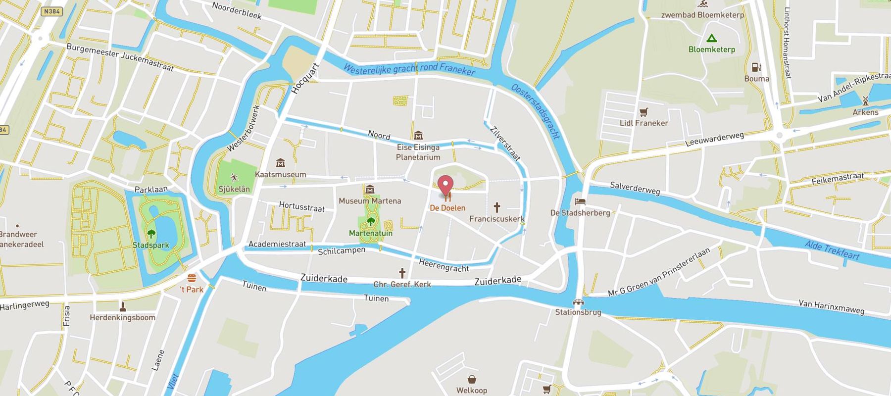 Grand Café De Doelen map