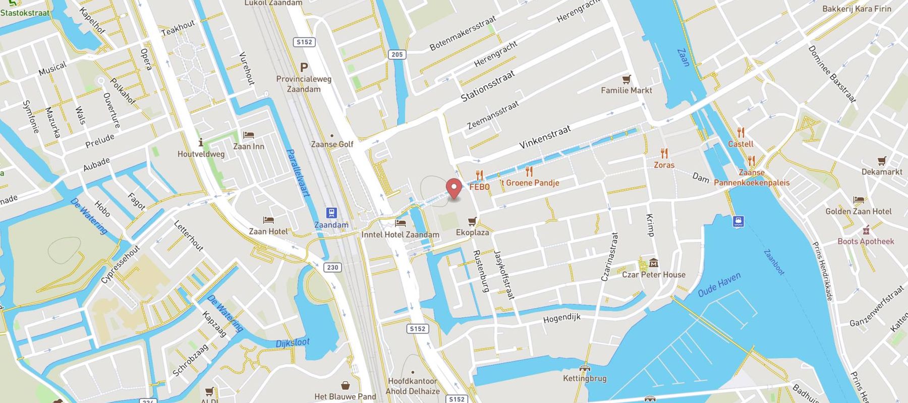 Pathé Zaandam map