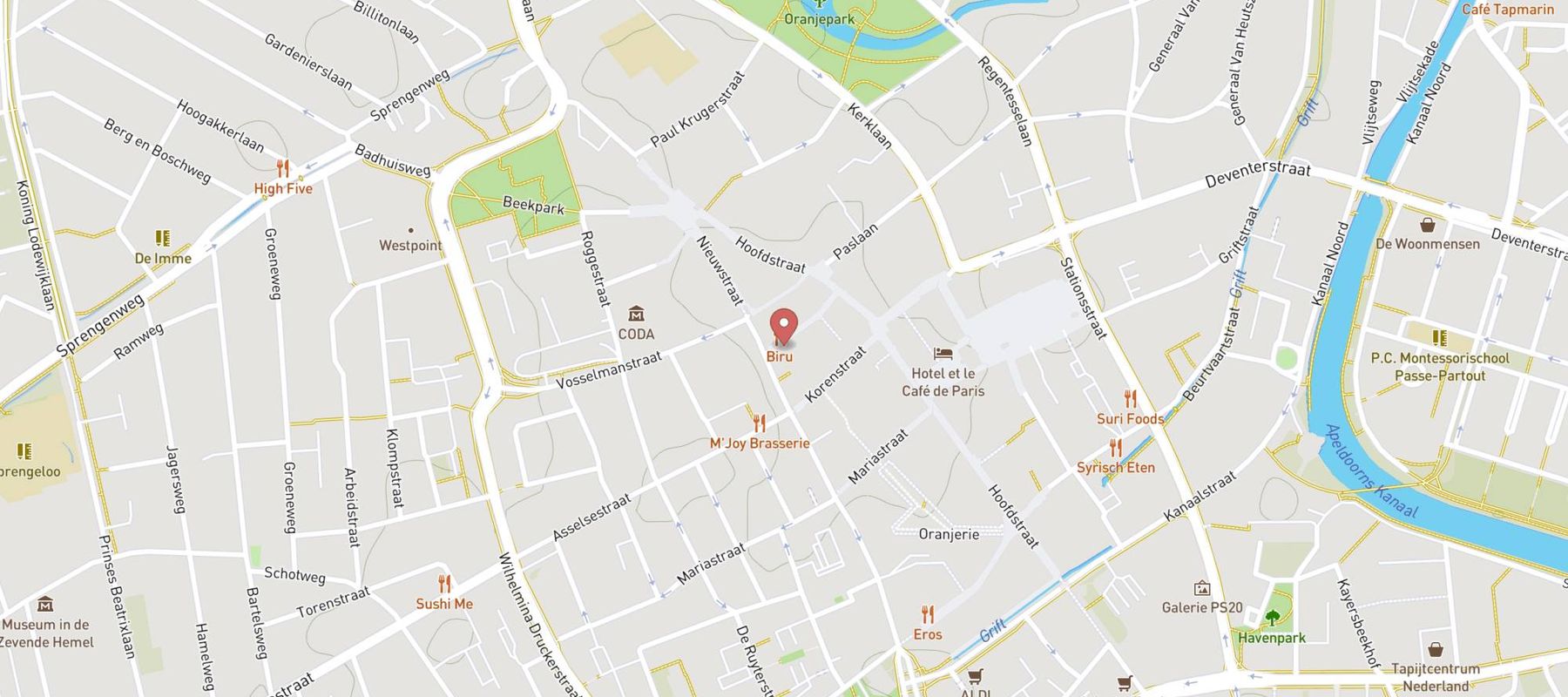 La Cubanita Apeldoorn map